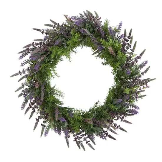 24" Lavender Wreath {1}