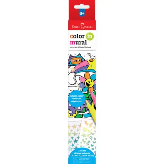Faber-Castell&reg; Color In Mural Doodle Set {1}