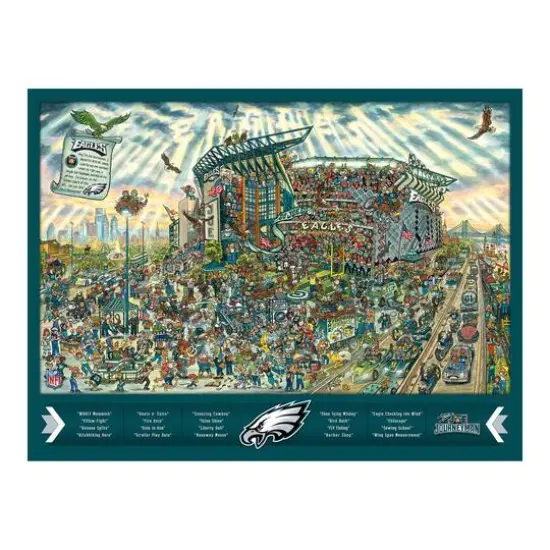Joe Journeyman NFL 500 Piece Jigsaw Puzzle Philadelphia Eagles {6}