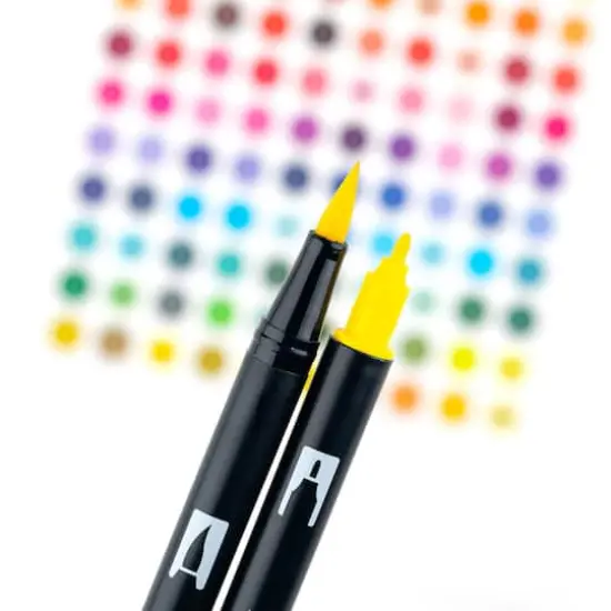 Tombow Lemon Squeezy Dual Brush Pen Set {6}