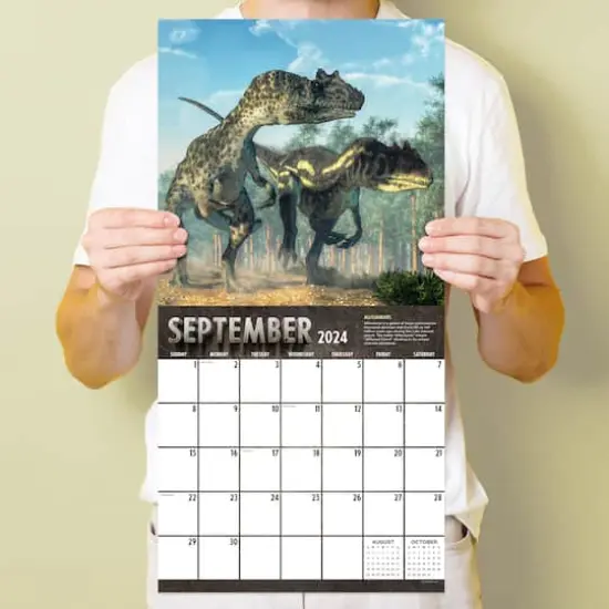 TF Publishing 2024 Dinosaurs Wall Calendar {6}