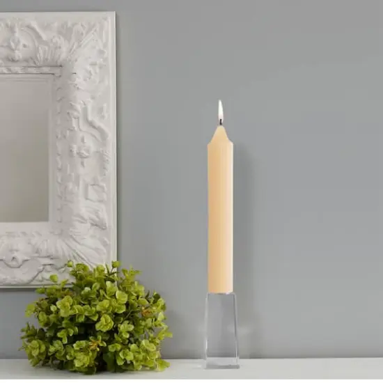 Root Candles 9" Unscented Grecian Collenette Taper Candles, 4ct. Buttercream {4}