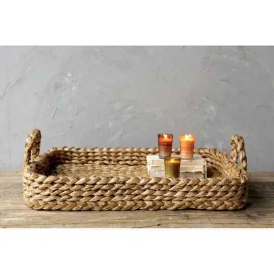 Hello Honey&reg; 27" Bankuan Braided Tray with Handles {3}