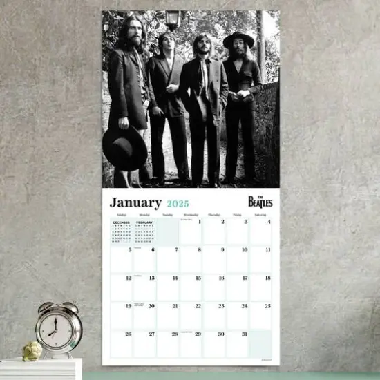 TF Publishing 2025 The Beatles: British Invasion Wall Calendar {5}