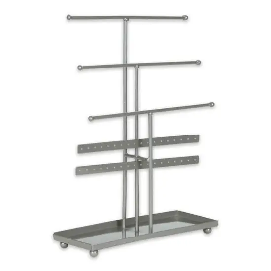 DII&reg; 3 Tier Jewelry Organizer Aqua {2}