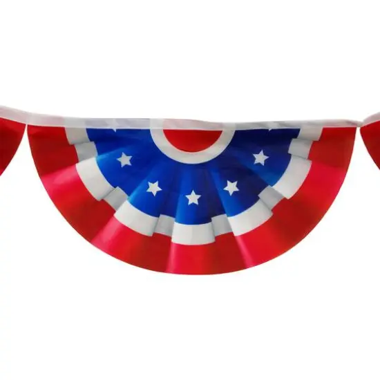 9.75ft. USA Flag Bunting Hanging Wall Banner {6}
