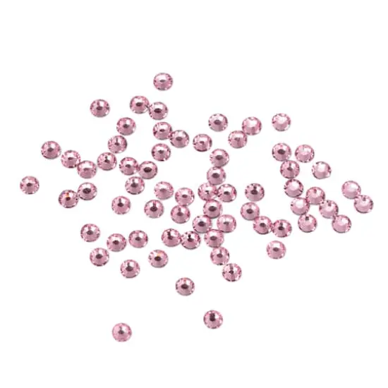 SS10 Round Hotfix Austrian Crystals by Bead Landing&trade;, 70ct. Light Rose {1}
