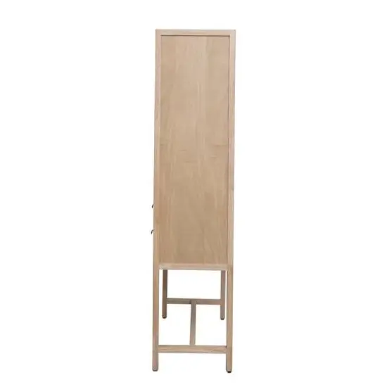 Hello Honey&reg; 6ft. Natural Woven Cane & Wood Cabinet {8}