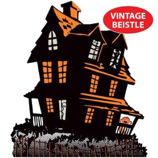 Beistle Vintage Halloween Haunted House Stand-Up Photo Prop {8}
