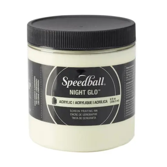 Speedball&reg; Night Glo&trade; Permanent Acrylic Screen Printing Ink {1}