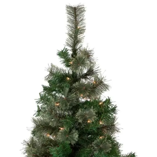 6.5ft. Pre-Lit Oregon Cashmere Pine Artificial Christmas Tree, Clear Lights {6}