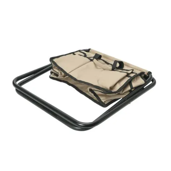 Household Essentials Collapsible Utility Stool Brown {8}