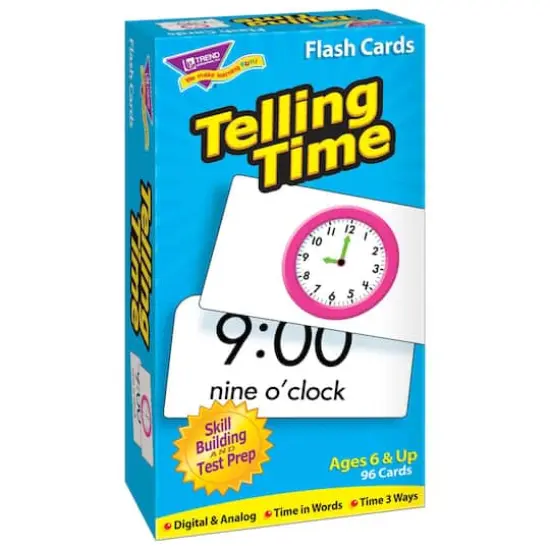 Trend Enterprises&reg; Telling Time Skill Drill Flash Cards {1}
