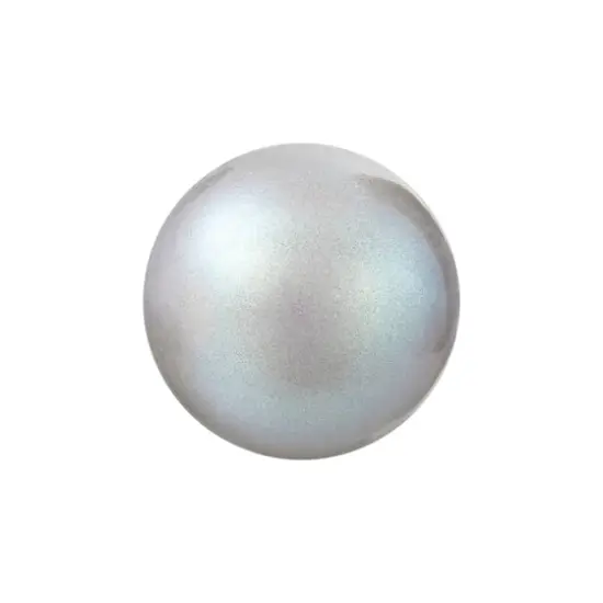 Preciosa Maxima 4mm Pearlescent Glass Nacre Pearls, 100ct. Pearlescent Gray {1}