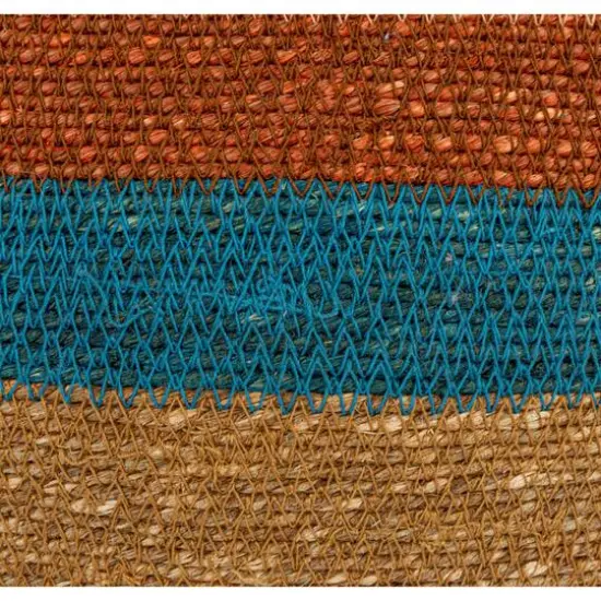 Hello Honey&reg; Multicolor Vibrant Striped Seagrass Basket Set {6}