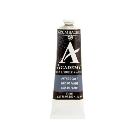 Grumbacher&reg; Academy&reg; Oil Color, 150mL Payne' s Gray {1}
