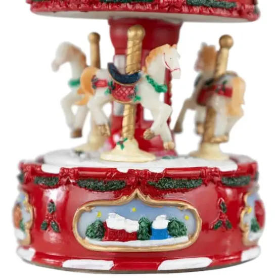 6.5" Animated Carousel Music Box {4}