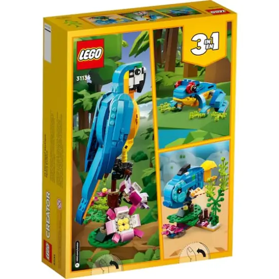 LEGO&reg; Creator Exotic Parrot 31136 Building Toy Set (253 Pieces) {4}