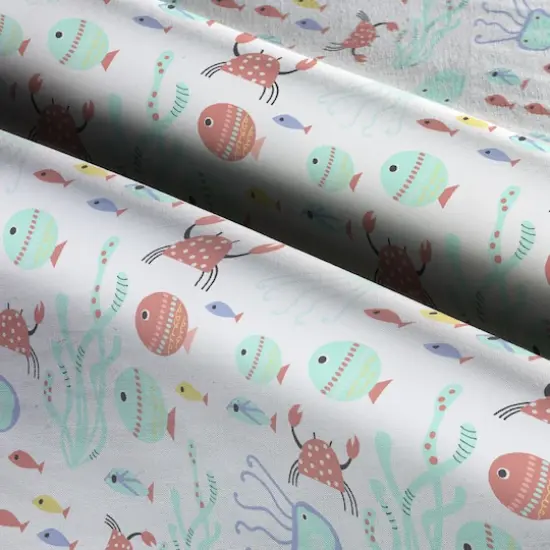 Springs Creative Mermaid Fun Down Under Cotton Fabric {4}