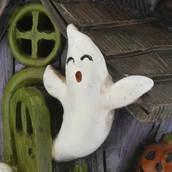 6" LED Purple Haunted House {6}