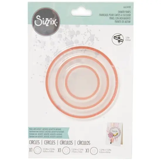 Sizzix&reg; Making Essentials Circles Shaker Panes {1}