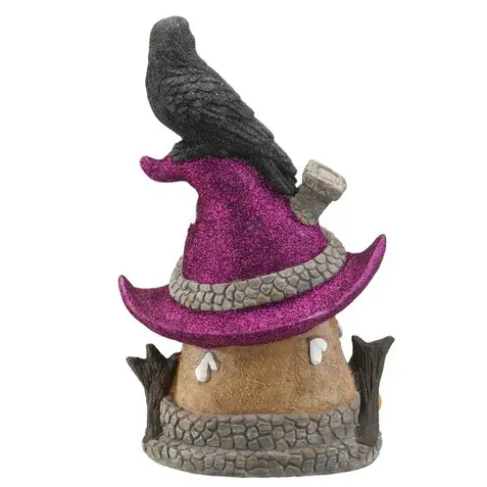 10" Purple LED Hat Haunted House {8}