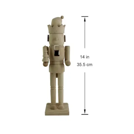 14" Christmas Elf with Tree DIY Pinewood Nutcracker by Make Market&reg; {5}