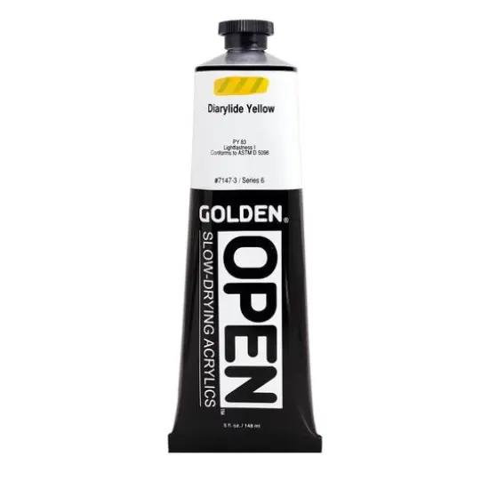 Golden&reg; OPEN&trade; Slow-Drying Acrylics, 5oz. Diarylide Yellow {1}