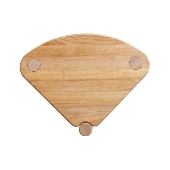 Hello Honey&reg; Natural Rubberwood Side Table {8}