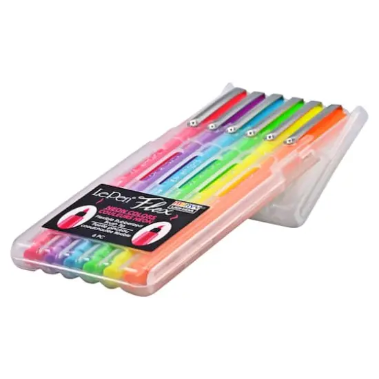 Marvy&reg; Uchida LePen&reg; Flex 6 Color Neon Brush Pen Set {5}