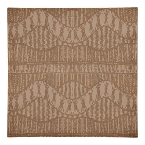 Lace Pattern Cotton Twill Napkin Rust {1}