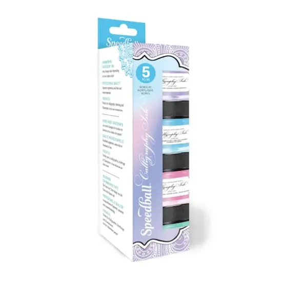 Speedball&reg; Iridescent Calligraphy Ink Set {9}