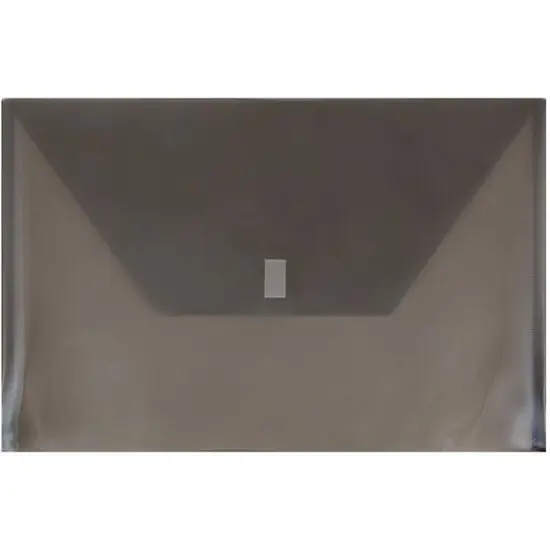 JAM Paper 9.75" x 14.5" Plastic Hook & Loop Closure Envelopes, 12ct. Green {2}