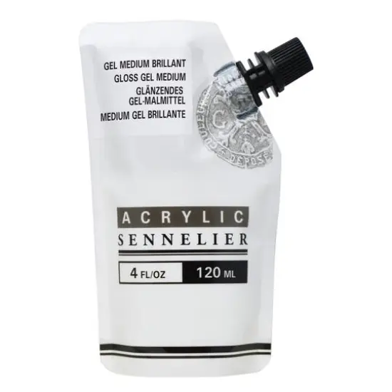 Sennelier Artists' Gloss Gel Acrylic Medium, 120ml {1}
