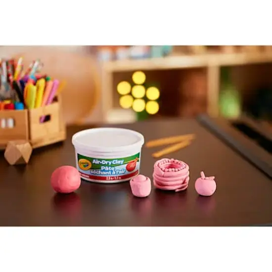 Crayola&reg; 2.5lb. Red Air Dry Clay Tub {5}