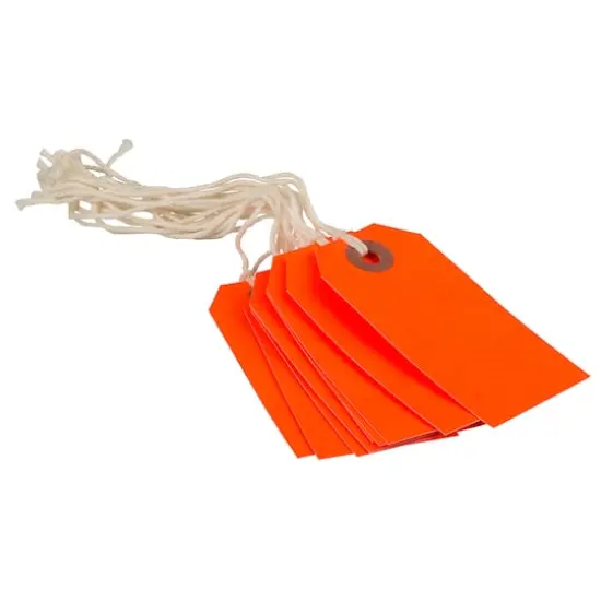 JAM Paper Gift Tags, 100ct. Neon Red {3}