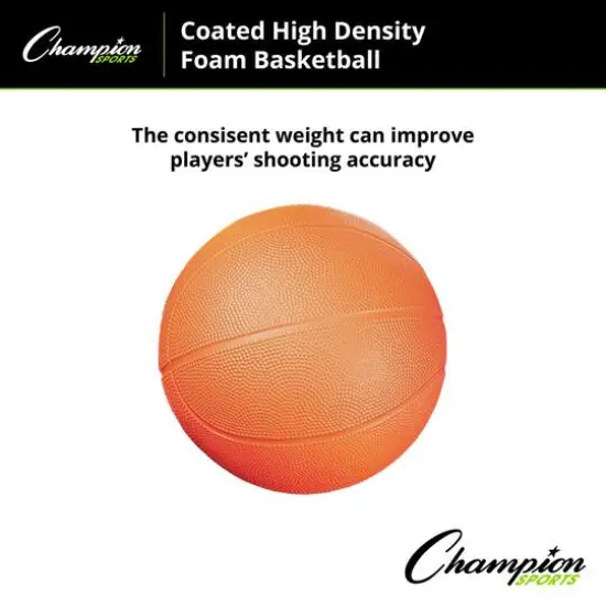 Champion Sports Size 3 Coated High Density Foam Basketball, 2ct. {6}