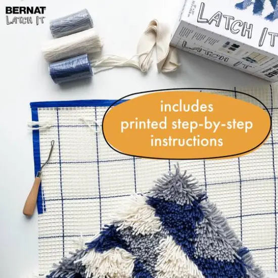 Bernat&reg; Latch It&trade; Cosmic Collision Boho Yarn Kit {11}