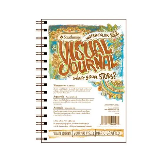Strathmore&reg; Cold-Press Watercolor Visual Journal {1}