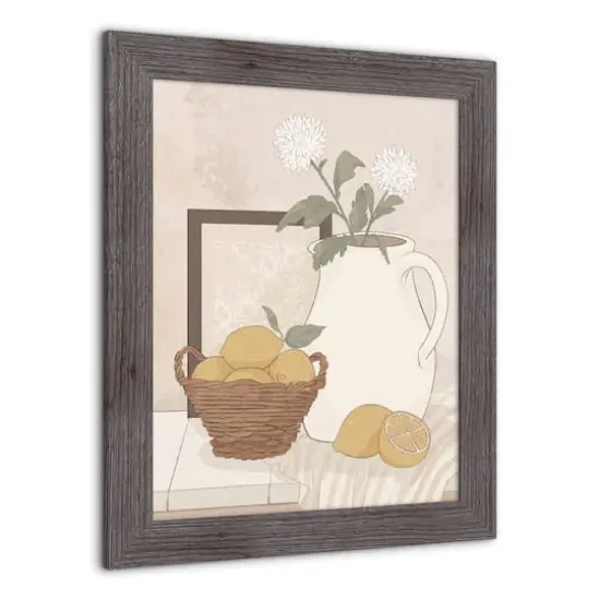 Farmhouse Still Life Western Framed Print Gray {3}
