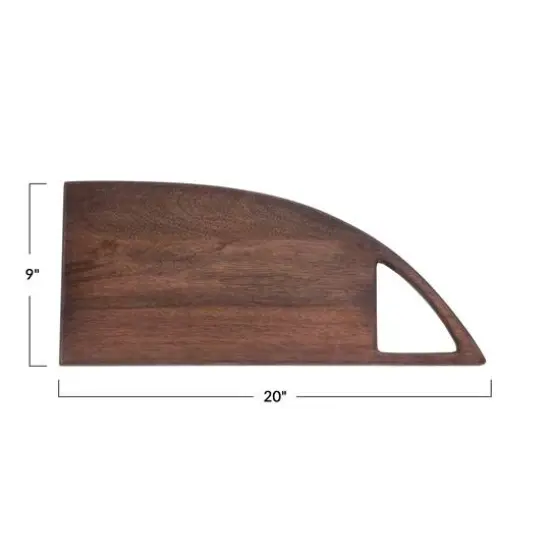 Hello Honey® Mango Wood Chopping Board with Walnut Finish {3}