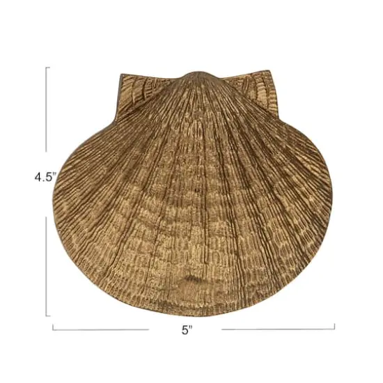 Hello Honey® Golden Antique Cast Metal Shell Door Knocker {4}