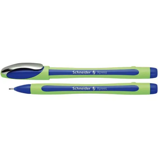 Schneider&reg; Xpress Fiber Tip Fineliner Pen, 10ct. Blue {4}