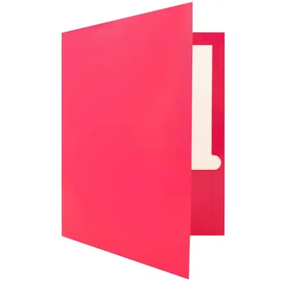JAM Paper Fashion Glossy Laminated Two Pocket Folders, 6ct. {6}