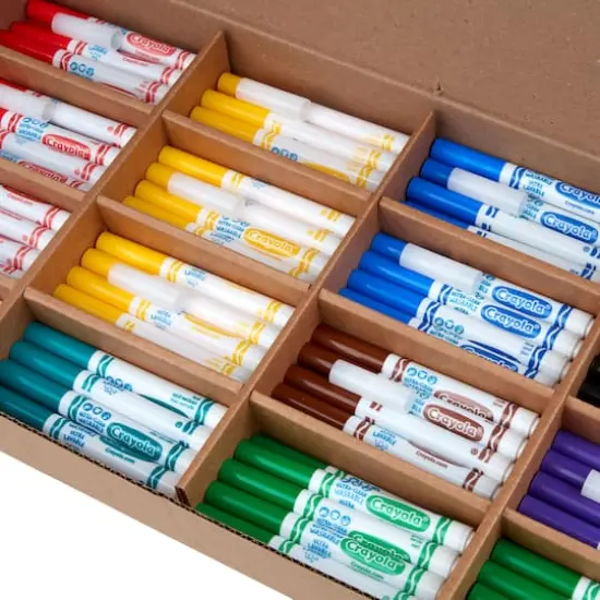 Crayola&reg; Ultra-Clean Washable Broad Line Markers, 200ct. {6}