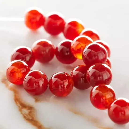 Dyed Fire Agate Round Beads, 8mm by Bead Landing&trade; {3}