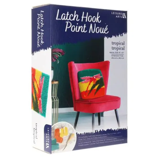 Leisure Arts&reg; Tropical Latch Hook Kit {6}