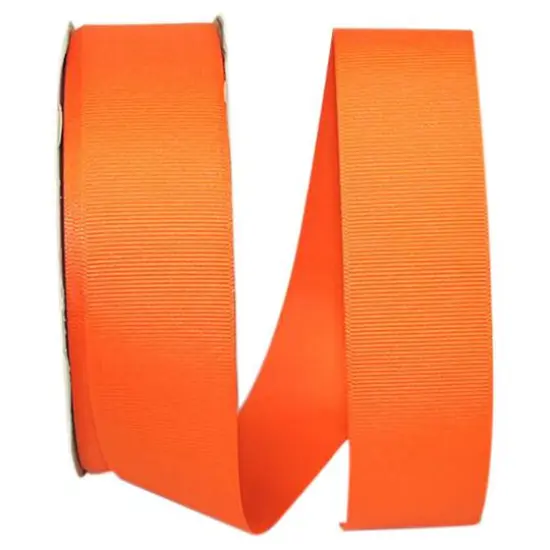 Reliant 1.5" x 50yd. Grosgrain Solid Ribbon Orange {1}