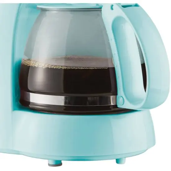 Brentwood 4-Cup Blue Coffee Maker {3}