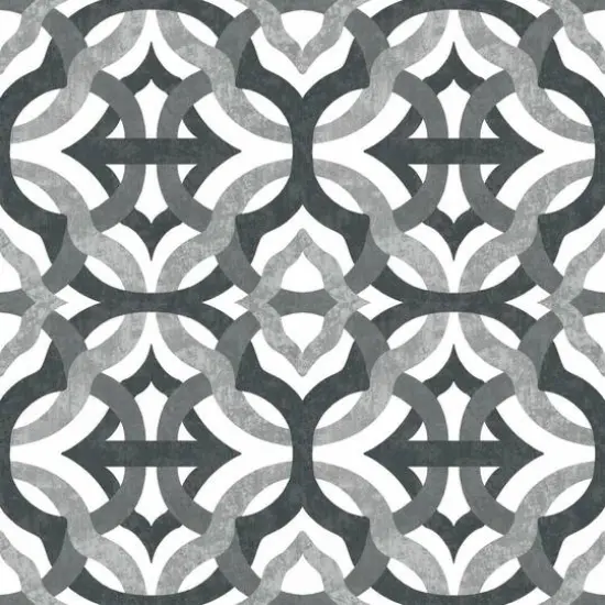 RoomMates Tipton Peel & Stick Wallpaper Gray and White {1}